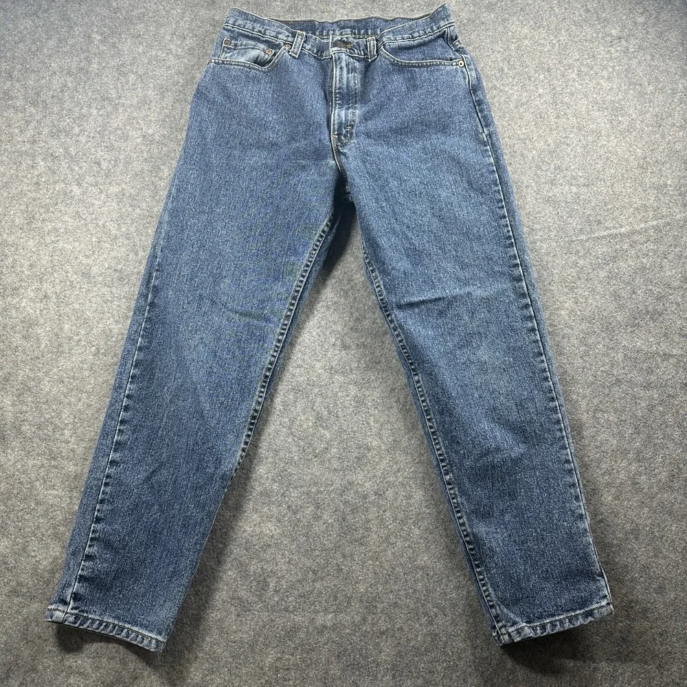 Levis 550 Relaxed Fit Tapered Leg Jeans Womens 28 Blue Vintage Made in USA
